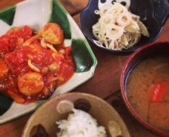 鶏肉のトマト煮込み