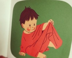 おててがでたよ