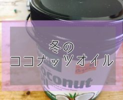 ココナッツオイル 冬 容器